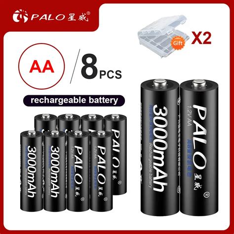 Palo A Aa Rechargeable Battery V Aa Mah Ni Mh Pre Charged