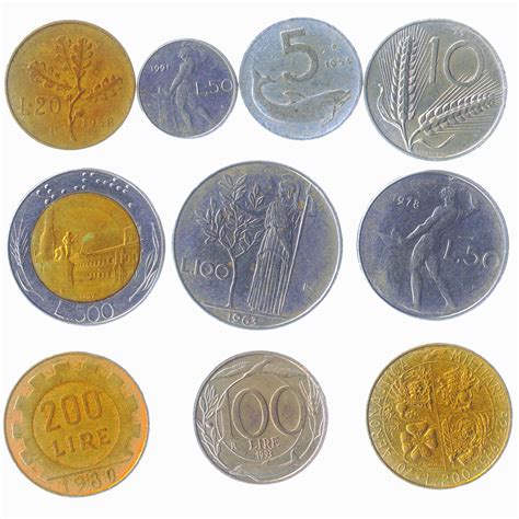 Buy Mixed Italy Italian Coins Lira Lire Repubblica Italiana