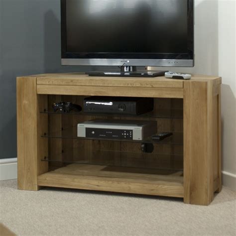 Best Light Oak Tv Corner Unit