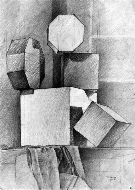 52 Geometrical Shapes Pencil Drawing Ideas Geometric Drawing