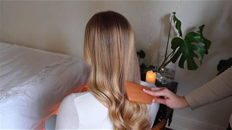 Asmr Hair Play And Scalp Massage Jade Sticks Brushing Tingly