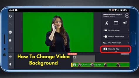 How To Change Video Background In Android Kinemaster Chroma Key Use