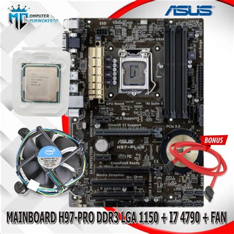 Jual Mainboard Mobo H Pro Lga Dan Processor I Haswell