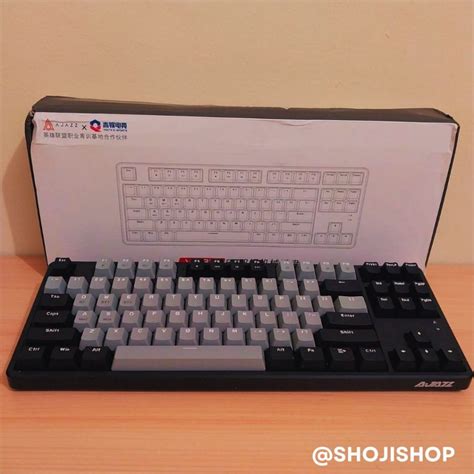 Jual Ajazz AK871 Wireless Dual Mode Mechanical Gaming Keyboard Hot Swappable Red Switch