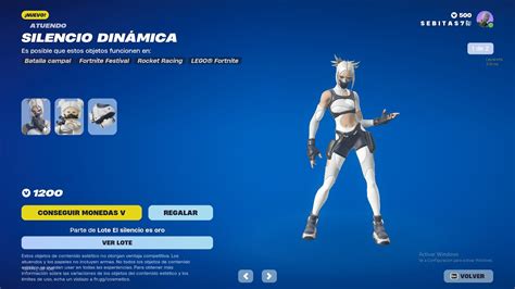 Nueva Skin Silencio DinÁmica Nuevo Masamune Nueva Tienda Fortnite Hoy 26 Marzo 2024 Youtube