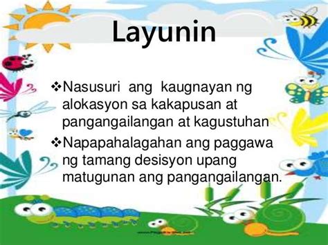 Paggawa Ng Tamang Desisyon Upang Matugunan Ang Pangangailangan