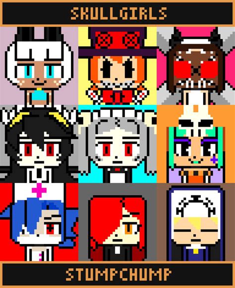 Skullgirls Pixel Art By Stumpchump Rskullgirls