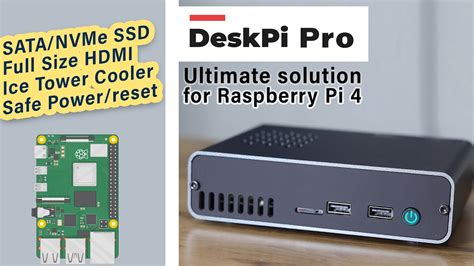 DeskPi Pro Desktop Kit With SSD NVMe Full HDMI Support For