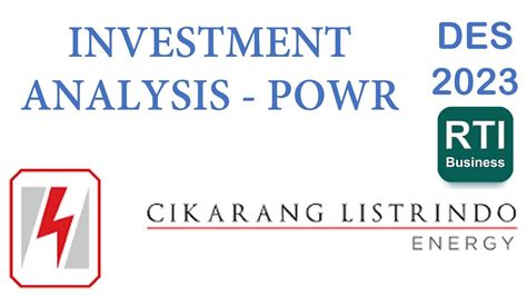 Analisa Saham Cikarang Listrindo Powr Listrik Untuk Kawasan