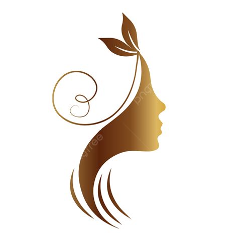 Uma Garota De Cabelo Comprido Png Logotipo De Beleza Spalogo Cabelo Longo Imagem Png E Vetor