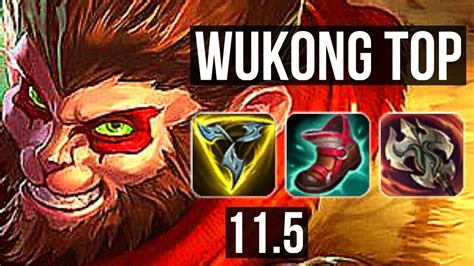 Wukong Vs Sion Top 11 Solo Kills 66 Winrate Legendary 15 3 3