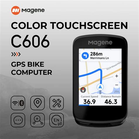 Magene C Touch Screen Ciclismo Cron Metro Digital Gps Bike