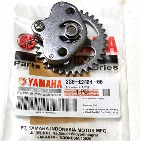 Jual Gir Gigi Gear Pompa Oli Assy Oil Pump Sub Assy Yamaha Jupiter Vega