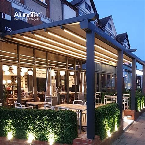 Alunotec Customised Awning Pvc Canopy Aluminum Motorized Retractable