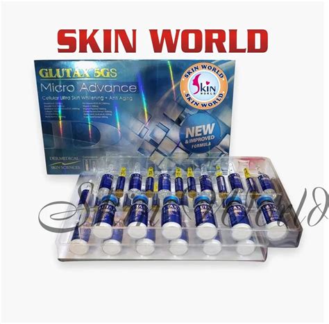 Glutax Gs Micro Advance Ultra Skin Whitening Injection Vials