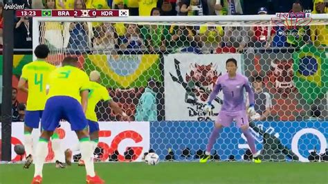 Brazil Vs South Korea 4 1 أهداف مباراة البرازيل ضد كوريا الجنوبية 4 1