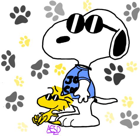 Peanuts Snoopy And Woodstock By Aesd On Deviantart