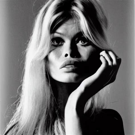 Brigitte Bardot In A Futuristic Apartment Portrait Stable Diffusion