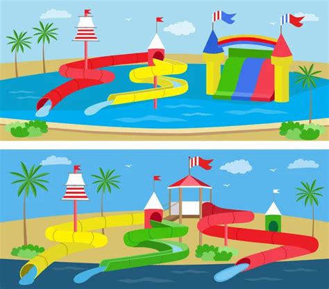 Water Park Vector