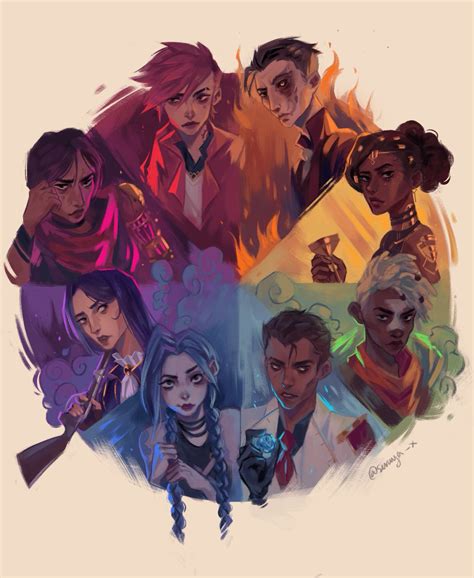 Seraya On Twitter Color Wheel Ft Arcane Characters