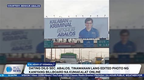 Dating DILG Sec Abalos Tinawanan Lang Ang Edited Photo Ng Kaniyang