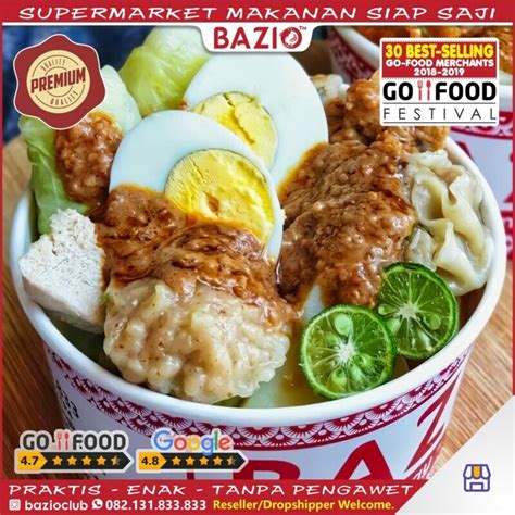 Bazio Batagor And Siomay Bandung Frozen Isi 12 Bh Siomay Paxelmarket