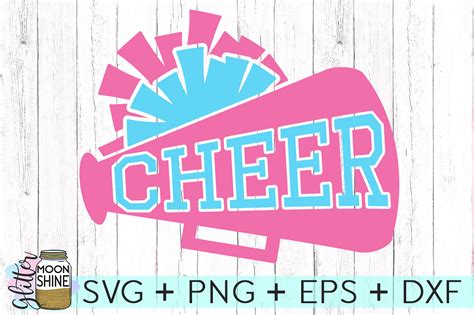 Cheerleader Cheer Megaphone Poms Svg Dxf Cut Files 408501 Svgs | Images ...