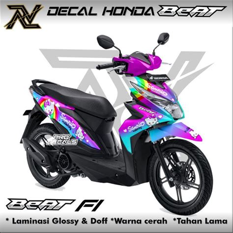 jual decal stiker honda beat fi    esp street full body