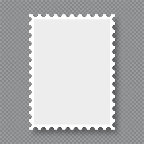 Postage Stamp Border Vector