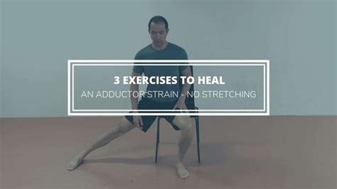 3 Exercises to Heal an Adductor Strain | Exercise, Pelvic floor exercises, Strains