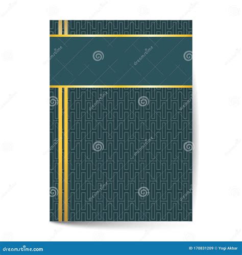 Elegant Cover Page with Pattern Background for Banner, Cover ...