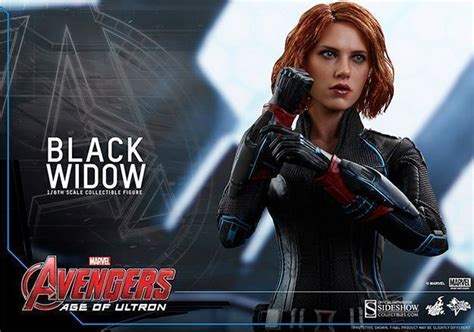 Black Widow Scarlett Johansson Em Vingadores Era De Ultron Action Figure Perfeita Hot Toys