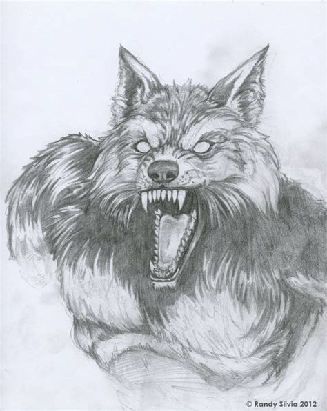 Pencil Drawings Of Werewolves