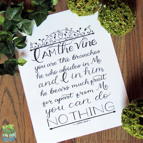 Bible Verse Printable John 15