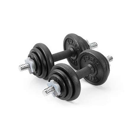 York Fitness 20 Kg Cast Iron Spinlock Dumbbell Adjustable Hand