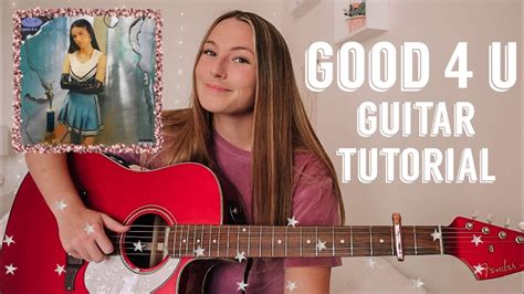 Olivia Rodrigo Good U Guitar Tutorial Beginner Guitar Tutorial