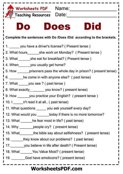 Simple Tense Interactive Worksheet Edform English Vocabulary