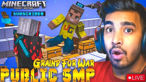 🔴 Minecraft Live Public Lifesteal Smp Java Pocket Edition 247