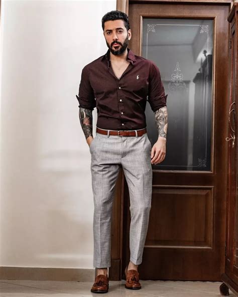 Brown Shirt Matching Pants Brown Shirts Combination Pant Ideas