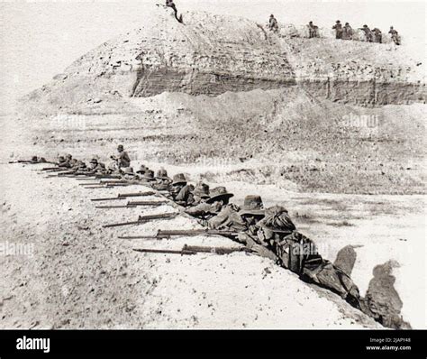 The 5th Light Horse Regiment On Alert Left Bank Outpost Ghoraniyeh