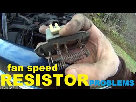 Ford F Blower Motor Resistor Replacement