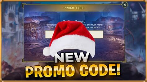 X-MAS PROMO CODE For All! Raid Shadow Legends - YouTube