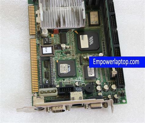 Advantech PCA 6752 REV A2 Half Size Motherboard PCA 6752 With CPU