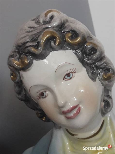 Olbrzymia Pos Gowa Figurka Porcelanowa Capodimonte W Ochy Jan W