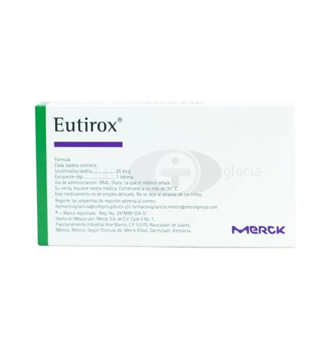 Eutirox 25 Mcg Con 50 Tabletas