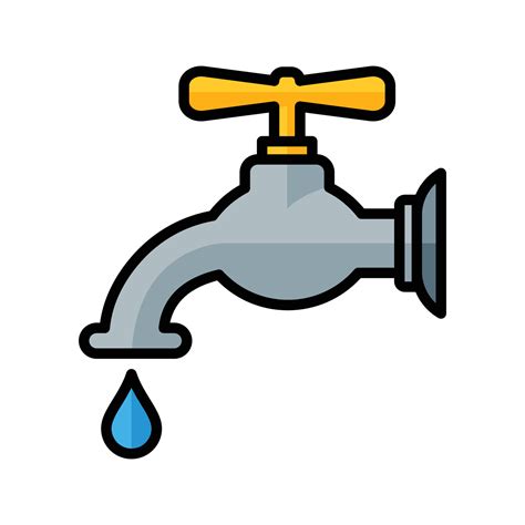 Water Tap Faucet Icon Vector Design Template Vector Art At