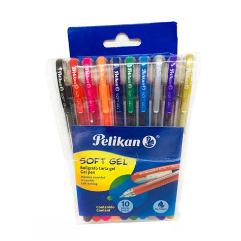 Set De Boligrafos Soft Gel Pz Colores Libreria Moderna