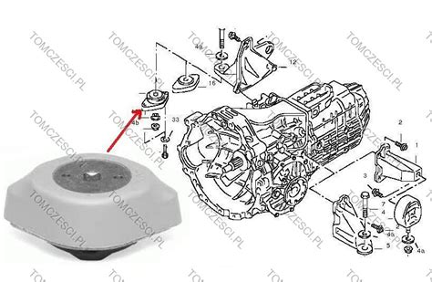 Poduszka Skrzyni Biegow Audi A A Passat B Hurtownia Motoryzacyjna
