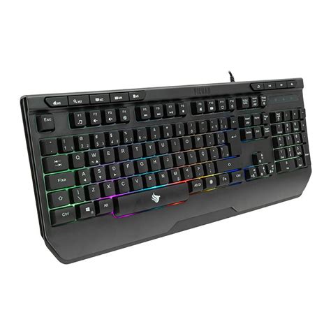 Teclado Gamer Pichau P432 Venus RGB ABNT2 Preto PGK P432VN RGB01