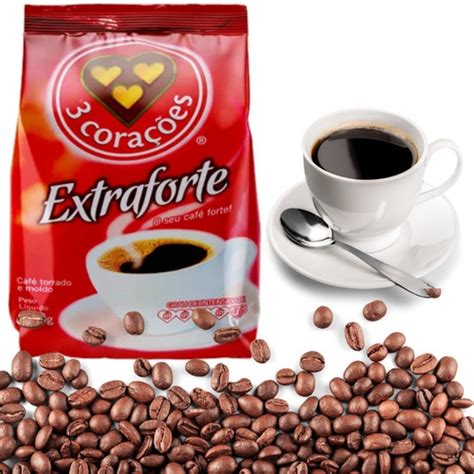 Pó De Café Especial Torrado E Moído Extra Forte 3 Corações